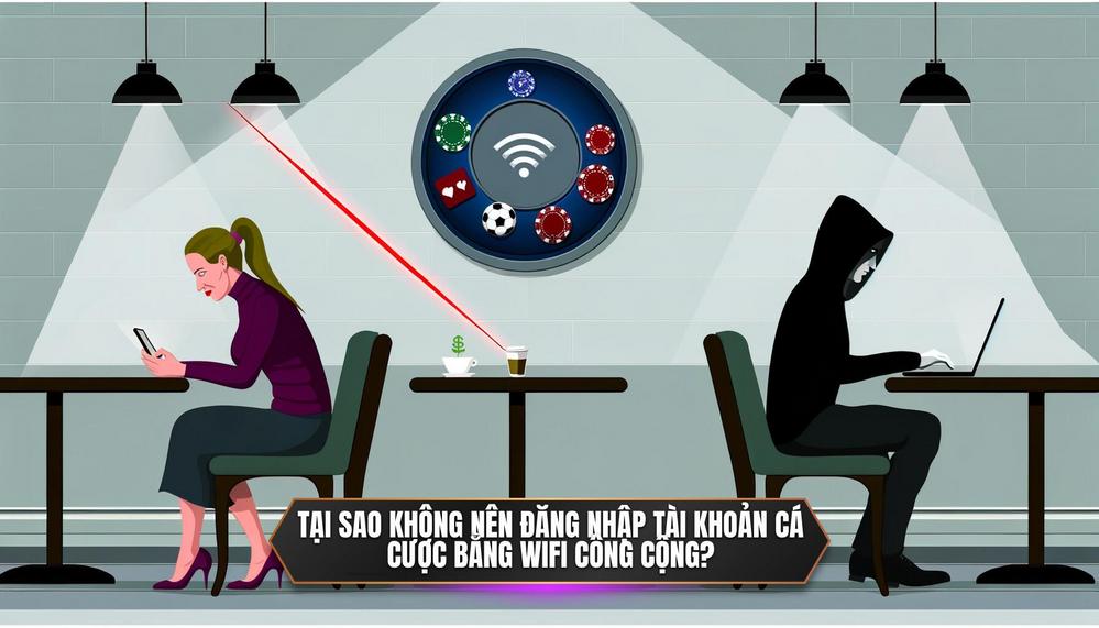 Tại sao không nên đăng nhập tài khoản cá cược bằng Wifi công cộng